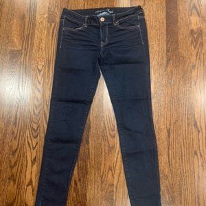 American Eagle super stretch dark wash jegging